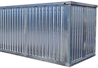 Container in lamiera zincata - Modello V03