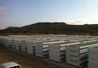 Mina construction camps